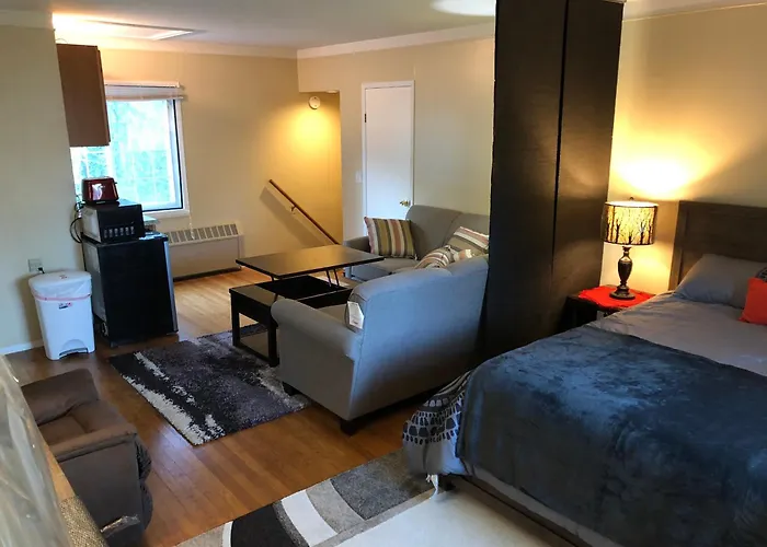 Quiet Way E Side Private 25X30' Loft Great Value 1Qb 1Ba Kitchenette